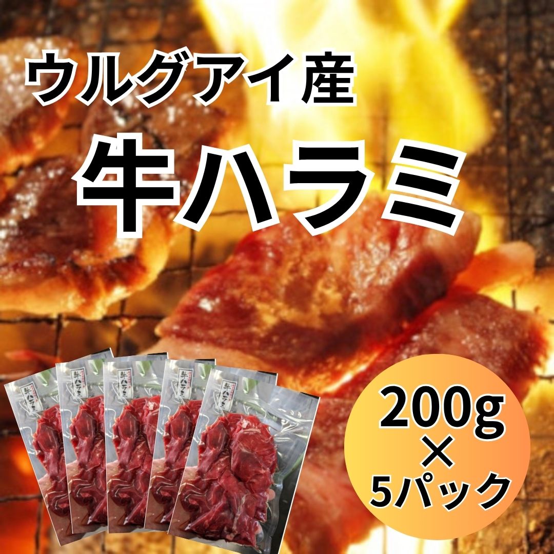 ★牛ハンキングテンダー(牛ハラミ)1kg(200g×5パック)サムネイル