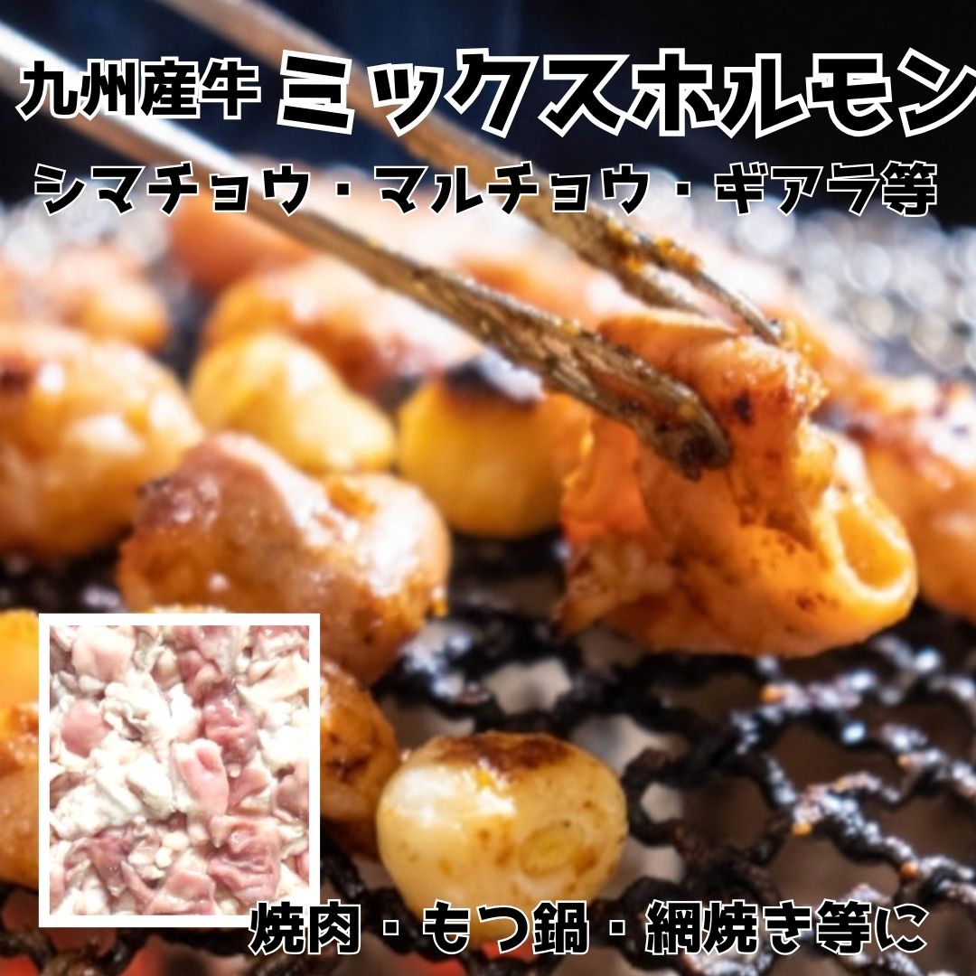 九州産牛 ミックスホルモン 2kg(500g×4パック)サムネイル