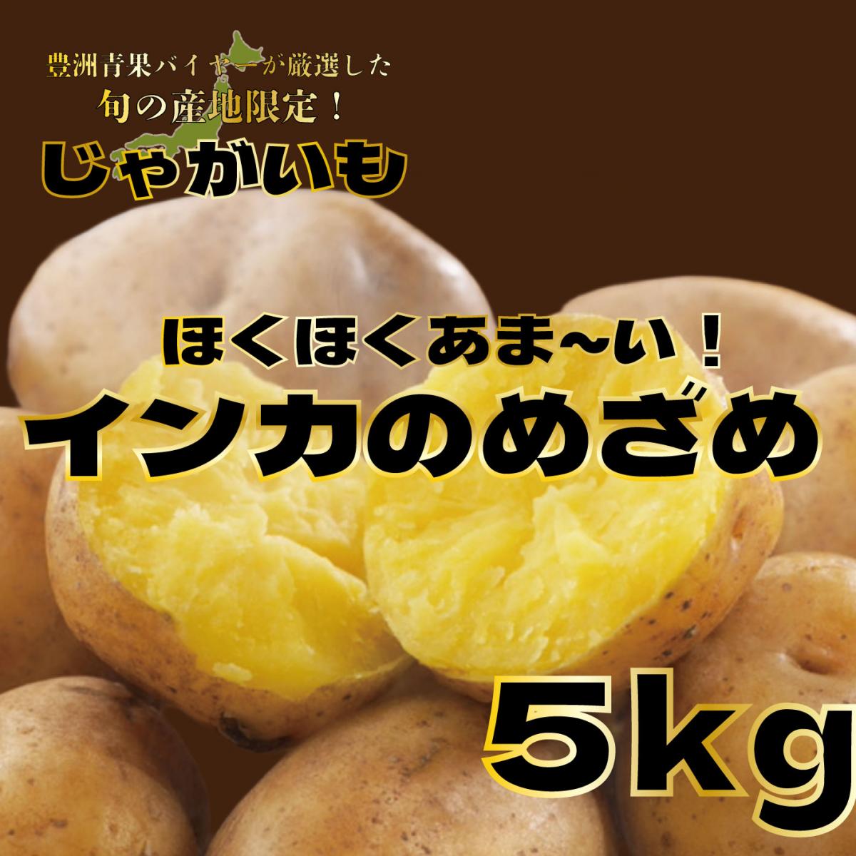 【インカのめざめ　5キロ　詰め合わせ　じゃがいも　甘くておいしいじゃがいも】　豊洲市場より　ブランドサムネイル