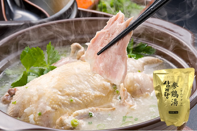 業務用サムゲタン1kg/韓国から直輸入!本場の味!サムネイル